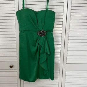 BCBG MaxAzria gorgeous strapless green dress